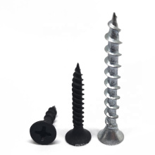 6#*1-5/8 inch Black phosphating 1018 Drywall screws self-tapping cross recessed bugle head screw sheet metal screw